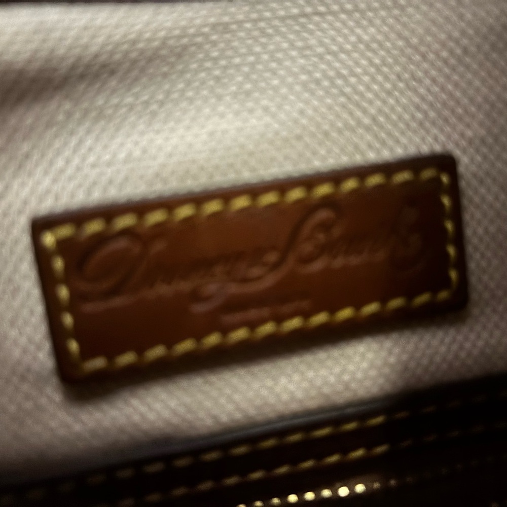 Dooney & Bourke Tan Monogram Shoulder Bag - Picture 9 of 10